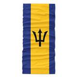 Soca N TingZ Men's and Women's Caribbean Flag Face Bandana Barbados