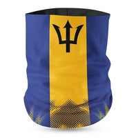 Soca N TingZ Men's and Women's Caribbean Flag Face Bandana Barbados