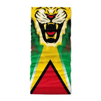 Soca N TingZ Men's and Women's Caribbean Flag Face Bandana Guyana