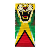 Soca N TingZ Men's and Women's Caribbean Flag Face Bandana Guyana