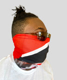 Soca N TingZ Men's and Women's Caribbean Flag Face Bandana Trinidad and Tobago