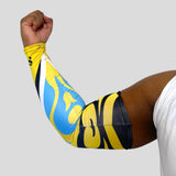 Soca N Tingz Men's and Women's Caribbean Flag Armband/Arm Sleeve St. Lucia