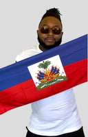 Soca N Tingz Men's and Women's Caribbean Flag Rag Haiti