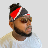 Soca N TingZ Men's and Women's Caribbean Flag Face Bandana Trinidad and Tobago