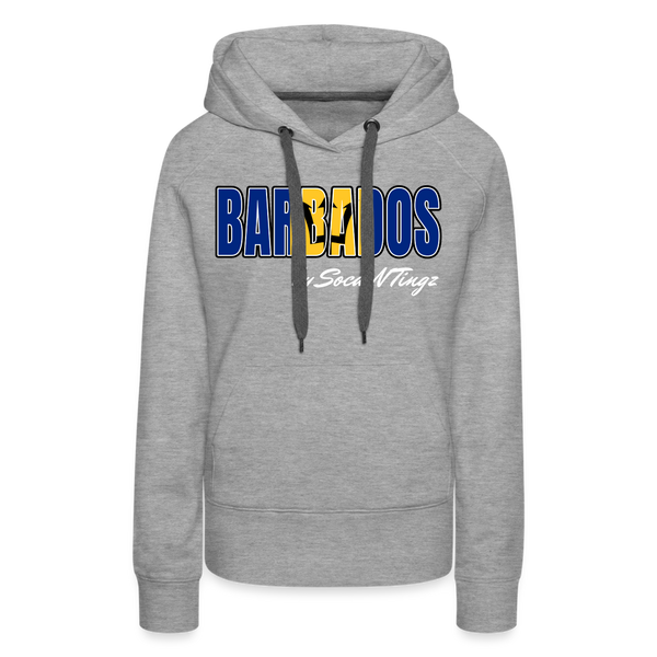 Barbados Women’s Pullover Hoodie - heather grey