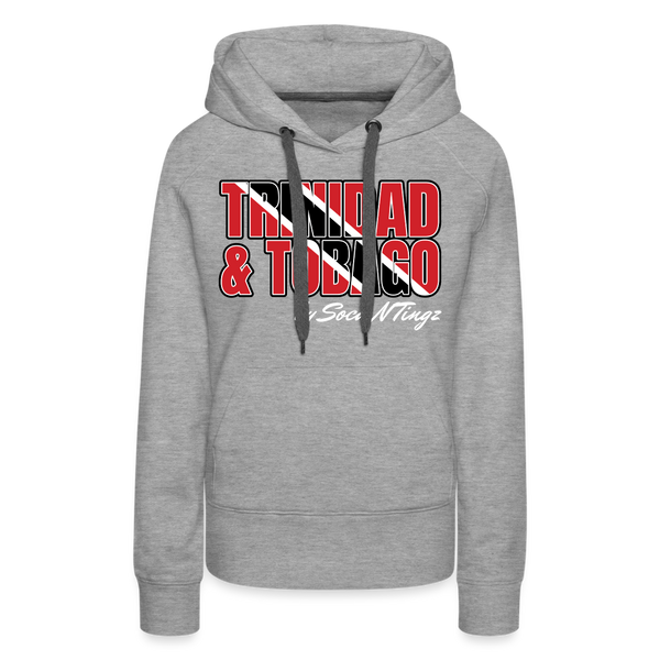 Trinidad & Tobago Women’s Pullover Hoodie - heather grey