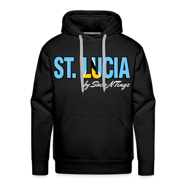 St. Lucian Men’s Pullover Hoodie - black