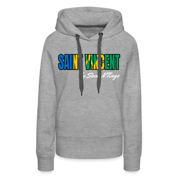 St. Vincent Women’s Pullover Hoodie - heather grey