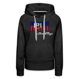 Haiti's Women’s Pullover Hoodie - black