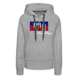 Haiti's Women’s Pullover Hoodie - heather grey