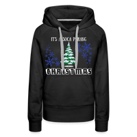 Women’s Pullover Ugly Christmas Hoodie - black