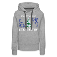 Women’s Pullover Ugly Christmas Hoodie - heather grey