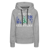 Women’s Pullover Ugly Christmas Hoodie - heather grey