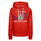 Women’s Pullover Ugly Christmas Hoodie - red