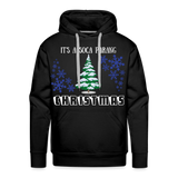 Men’s Pullover Ugly Christmas Hoodie - black