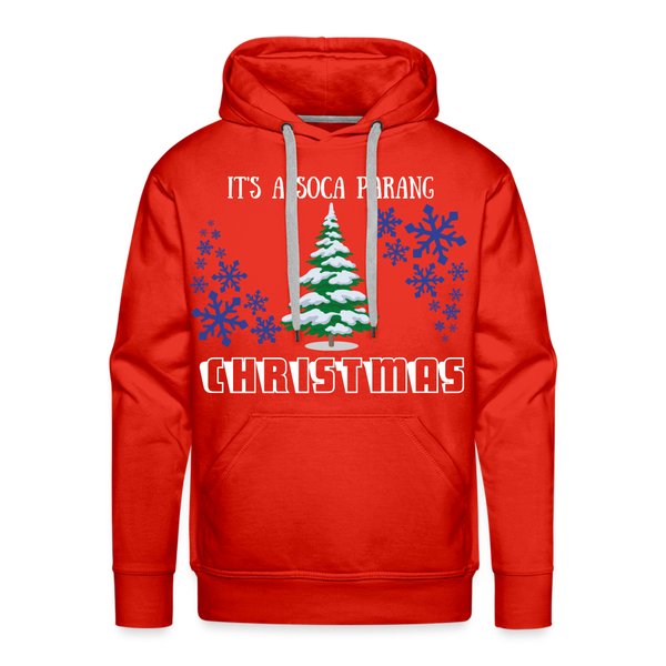 Men’s Pullover Ugly Christmas Hoodie - red