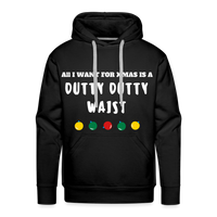 Men’s All I Want For XMAS Pullover Hoodie - black