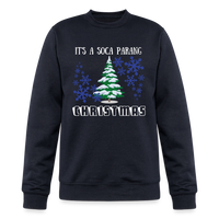 Its A Soca Parang Christmas Unisex Sweatshirt - navy