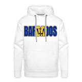 Barbados Men’s Pullover Hoodie - white