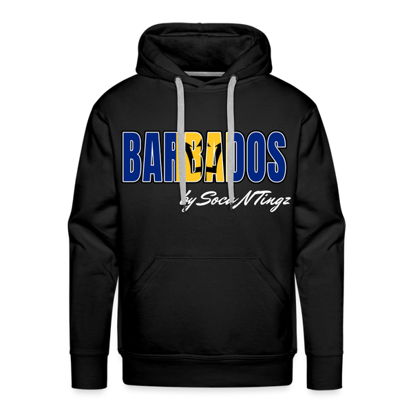 Barbados Men’s Pullover Hoodie - black