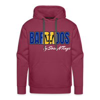 Barbados Men’s Pullover Hoodie - burgundy