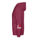 Barbados Men’s Pullover Hoodie - burgundy